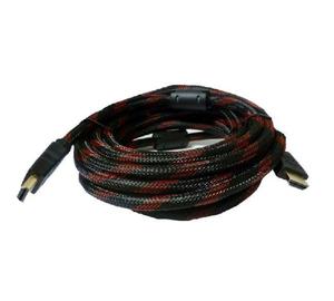 cable hdmi 5 mts oro 24k hd doble filtro  - la plata