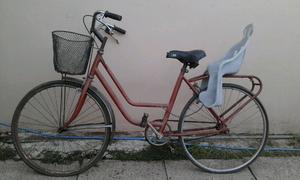 Bicicleta De Paseo con Canasto y Asiento para niños