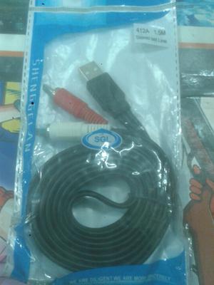 Cable usb a rca. Nuevo en blister