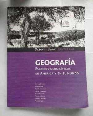 Libro Geografia Saber Es Clave Santillana Con E-book
