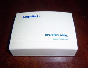 Splitter Loginet + Microfiltro Adsl