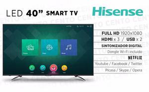 Tv Led Hisense 40 Blertfx Smart Tda Hdmi Netflix Nuevo