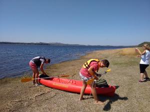 kayak patagonian delta equipado para pesca