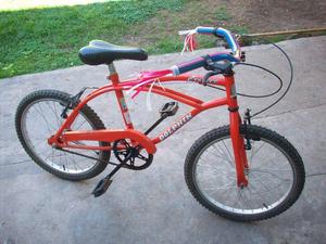 Bicicleta para niños color naranja