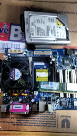 Combo Mother Microp.Intel,Memoria y Disco Rigido de10 Gb