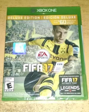 FIFA 17 Deluxe Edition XBOX ONE Nuevo y cerrado