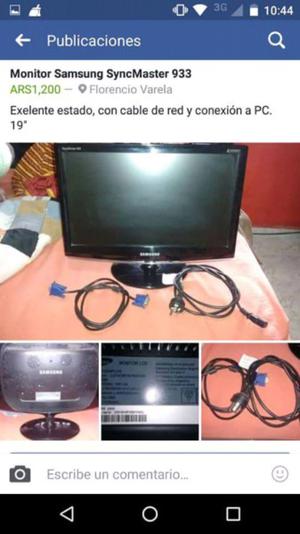 Monitor Samsung 19"