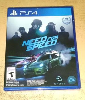 Need for Speed PS4 -Usado, impecable estado.