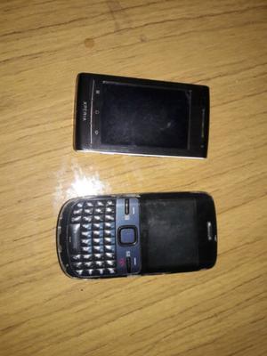 Nokia c3 y Xperia x8