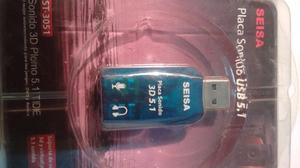 Placa de Soniso USB nueva en blister