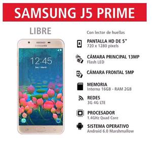 Samsung galaxi J5 Prime nuevos y liberados