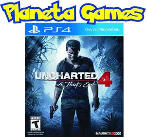 Uncharted 4 A Thief's End Playstation Ps4 Fisicos Caja