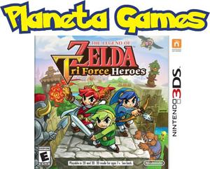 Zelda Tri Force Heroes Nintendo 3ds Nuevos Caja Cerrada