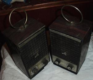 lote 2 antiguas radios repman lemans