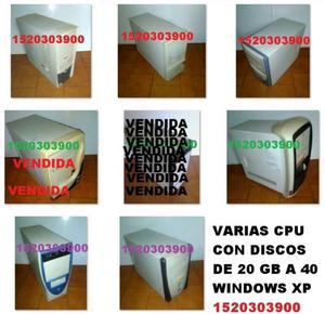 Cpu s con Windows xp - $ 850 a $ 