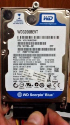 Disco rígido de 2.5'' WD Scorpio Blue 320GB