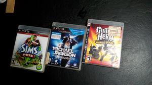 Juegos Ps3 Guitar Hero, Sims 3, Dance Michael Jackson