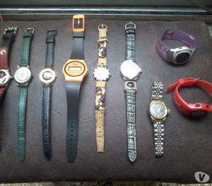 LOTE DE 9 RELOJES