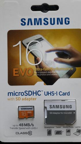Micro Sdhc 16gb Samsung Evo