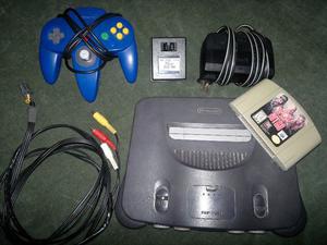 Nintendo 64 completa + 1 joystick + 1 juego