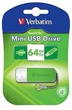 PENDRIVE 64GB MINI USB DRIVE - VERBATIM