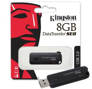 PENDRIVE 8GB USB DATA TRAVELER SE8 NEGRO - KINGSTON