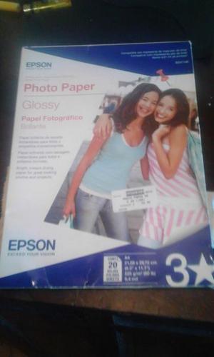 Papel fotografico Epson nuevo