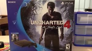Ps4 slim 500 gb + UNCHARTED 4.