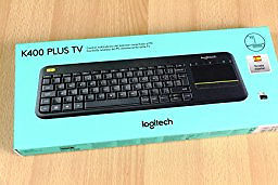 Teclado Logitech Wireles Touch Pad Keyboard K400 PLUS TV/PC