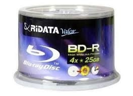 Blu-ray Virgen Ridata 10 X Blulk X 50 Oferton !!!