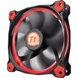 Cooler Fan 120mm Thermaltake Riing 12 Led Rojo circular