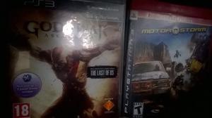 PS3 God of War y Motor Storm