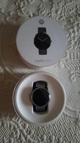 Reloj Moto 360 Malla Metalica