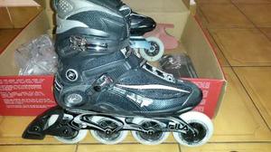 Rollers Fila Primo 90mm Abec#9 T  Cm) ¡1 Mes De Uso!