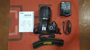 Camara Nikon D, lente  VR