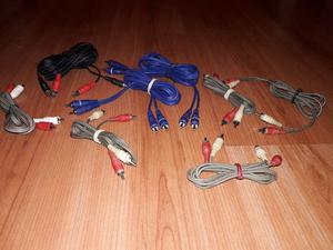 Lote de 8 Cables RCA en buen estado.