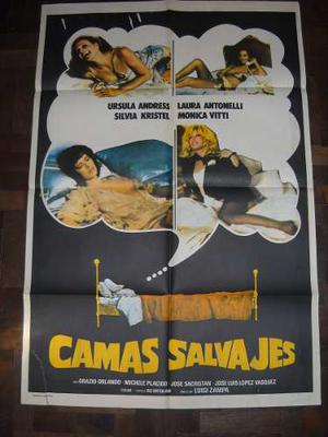 Afiche Cine Camas Salvajes Ursula Andres Monica Vitti Kryste