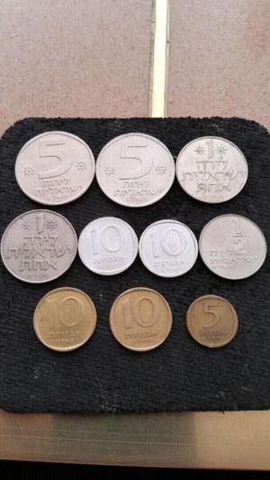 Monedas varios países antiguas