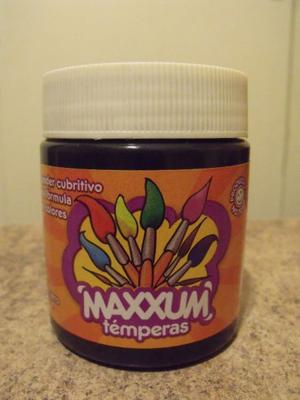 TEMPERA NEGRA MAXXUM X 250 GRS.