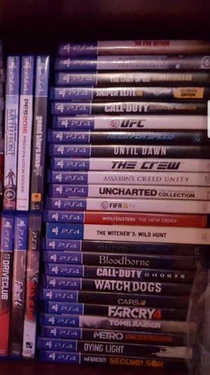 Vendo juegos de ps4