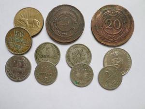 176 Monedas De Chile Y Uruguay Antigua Para Estudiar Variab