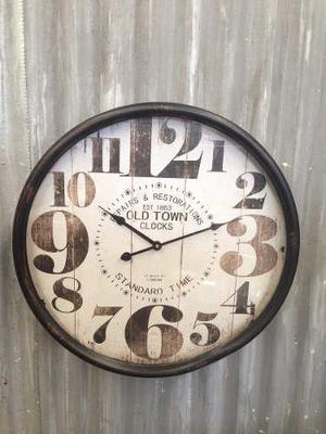 Reloj De Pared Vintage Old Town cm