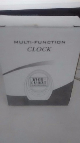 Reloj Lcd De Mesa / Cronometro / Alarma