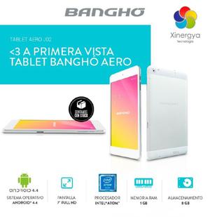 Tablet Bangho Aero J02 Intel Atom 1GB 8GB 7 pulgadas como