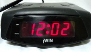 reloj digital eléctrico jwin solo reloj sin radio ni