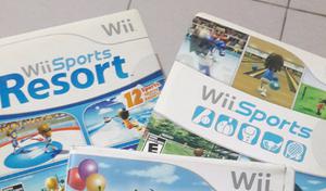 2 juegos originales Wii