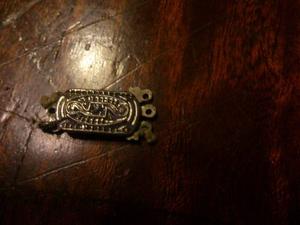 Antiguo Broche De Plata