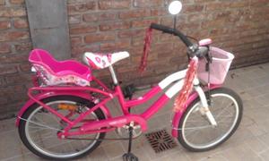 Bicicleta niña rodado 20´ (impecable)