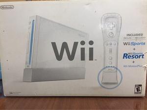 Nintendo Wii En Caja Original + Accesorios