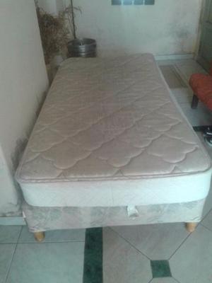 SOMMIER + COLCHON DE RESORTES